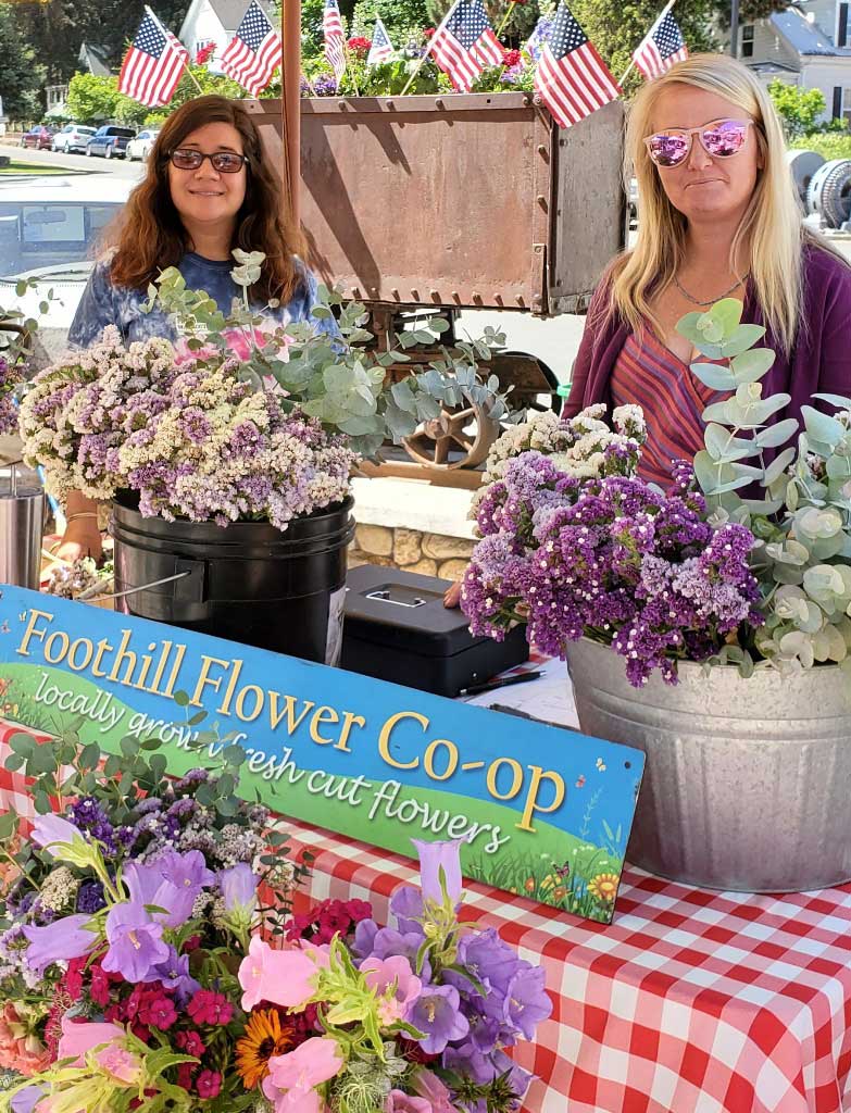 farmers market flowers