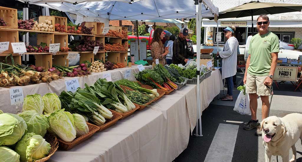 farmers market produce