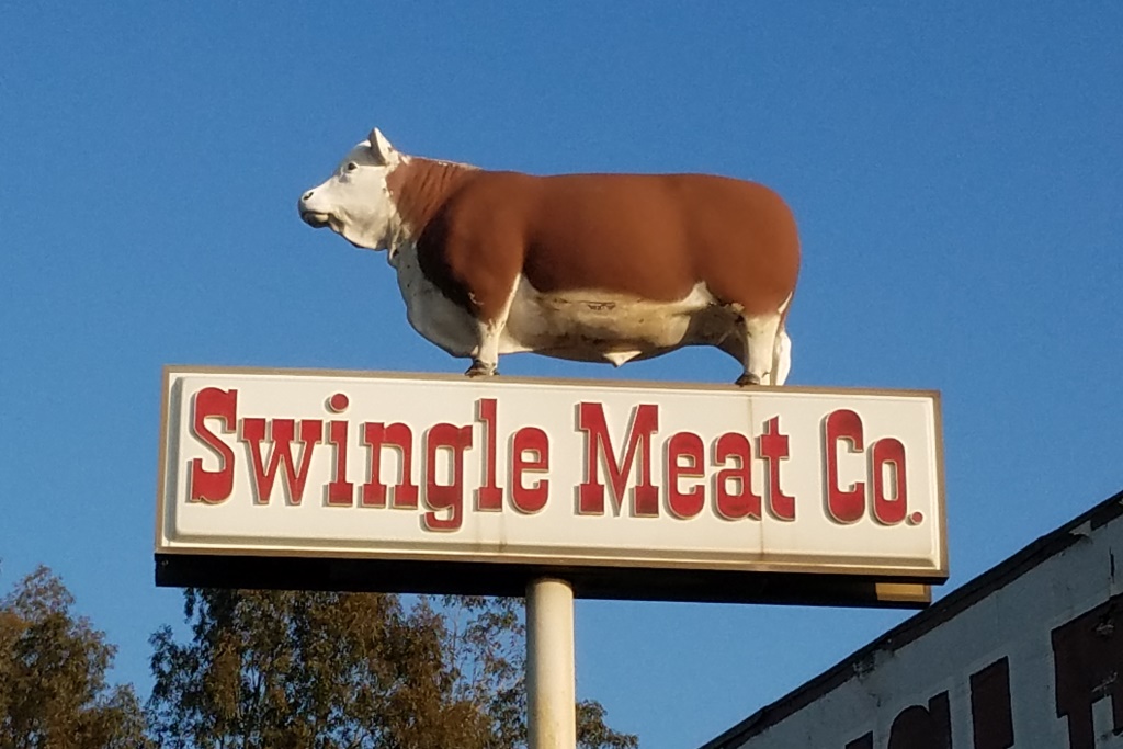 Swingles butchershop in Jackson, CA
