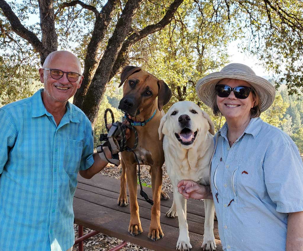 Cody canine host at the Dog and Pony Ranch